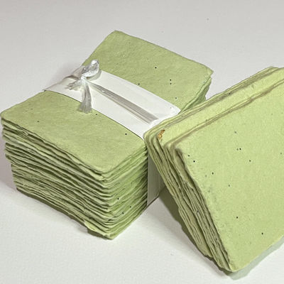 Papel de sementes colorido para plantação feito à mão para empresas