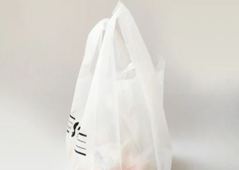Sacos de transporte de coletes de plástico em HDPE LDPE T-shirts de plástico branco Sacos de compras