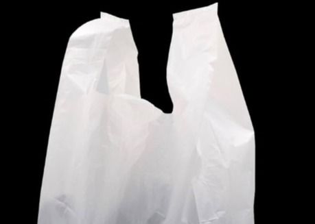 Sacos de transporte de coletes de plástico em HDPE LDPE T-shirts de plástico branco Sacos de compras