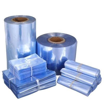 Rolo de filme de revestimento retráctil transparente de PVC centrifugado de cristal para embalagem
