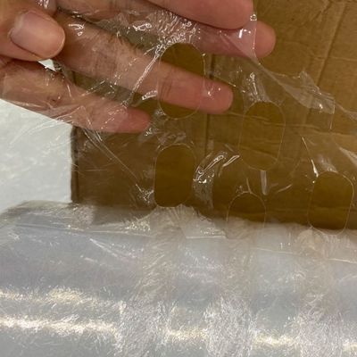 Película de alongamento de LDPE de ventilação transparente de 420 mm x 1200 m