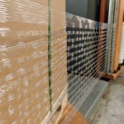 Películas de alongamento de paletes ventiladas transparentes para embalagens de paletes versáteis e duráveis