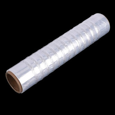 Película de alongamento ventilada de LDPE transparente com espessura de 23 microns e alongamento de 250%