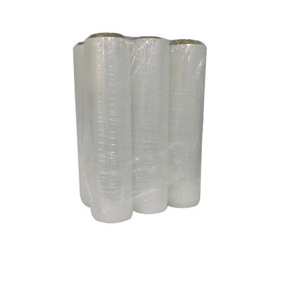 50 mm Folha de LDPE suave de filme de alongamento transparente para envolvimento de máquina