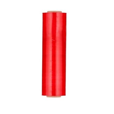 Cor Vermelha 30 Microns LDPE Stretch Film Flexível Palet Wrap Stretch Film