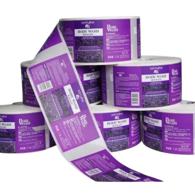 Etiqueta de produto de garrafa de plástico resistente a arranhões