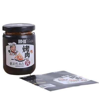 Etiquetas de mangas termicamente encolhidas PETG Mangas termicamente encolhidas para garrafas