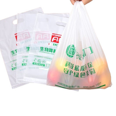 Contacto com alimentos T-Shirt poli-claro Bolsas de plástico de mantimentos Vestido de polietileno