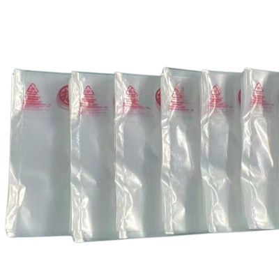 Sacos de compras de plástico transparente de qualidade alimentar PE 30 Microns Sacos de manuseio de camisa