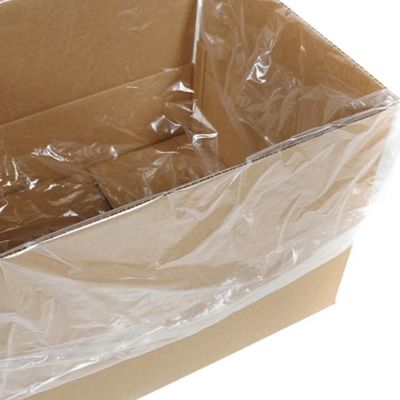 Saco de embalagem de cartão de plástico PE de fundo quadrado saco de plástico interno transparente
