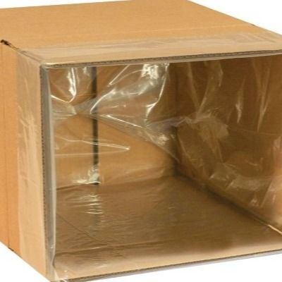 Saco de embalagem de cartão de plástico PE de fundo quadrado saco de plástico interno transparente