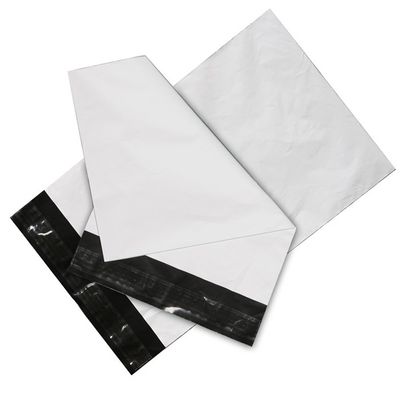 50 Microns LDPE Branco Poly Mailer Envelopes Sacos de Envio Para E Negócios