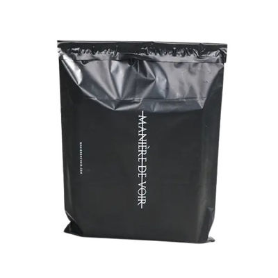 Sacos de envio de correio poliestampados em preto espessura 0,05 mm para envio online