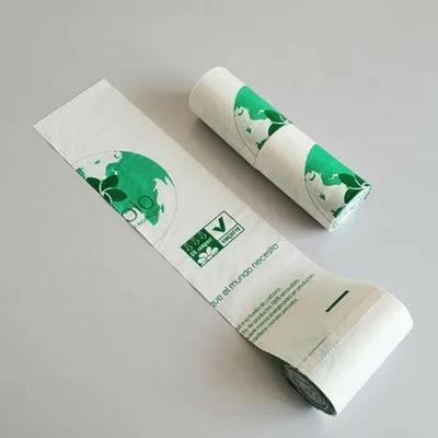 Sacos biodegradáveis ecológicos para cães com material PBAT PLA em rolos