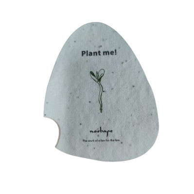 0.8mm papel em branco sementes embutidos cartões 100 folhas Eco-friendly