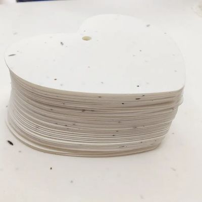 200gm Papel de sementes em branco incorporado 0,3 mm - 0,5 mm Espessura 100 folhas