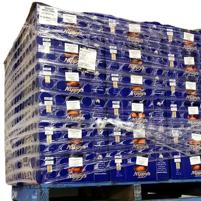 Película de alongamento ventilada de LDPE transparente com espessura de 23 microns e alongamento de 250%