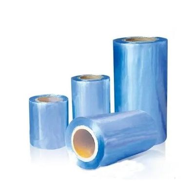 Película de revestimento de PVC azul transparente Resistência à tração ≥ 45Mpa 350 mm-810 mm